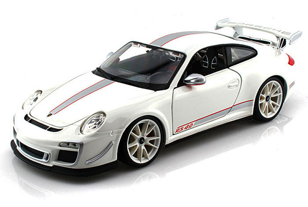 white porsche toy car