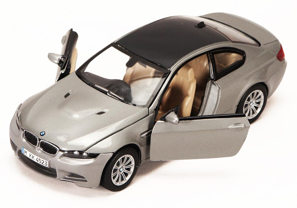 BMW M3 Coupe Silver Motormax 73347 1/24 Scale Diecast Model Toy Car