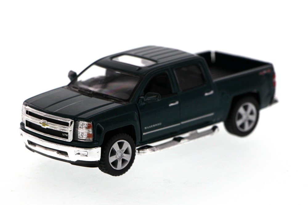 2014 CHEVY SILVERADO Pick-up Truck, Green, Kinsmart 5381, 1/46 Scale ...