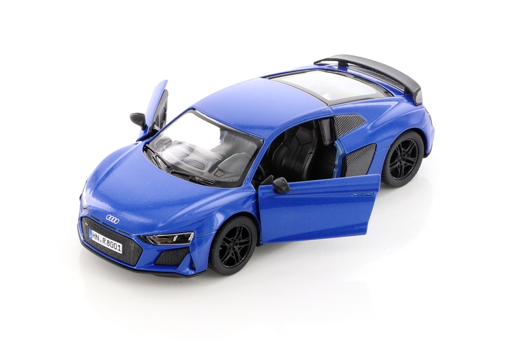 2020 Audi R8 Coupe blau Kinsmart 5422D MaBstab 1 36 Druckguss Modell Spielz